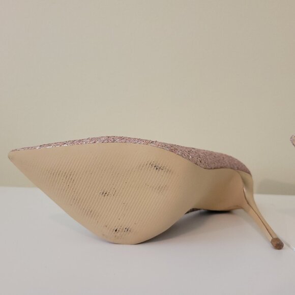 Steve Madden | Daisie Pink Glitter Heel, Size 9 - Picture 16 of 16